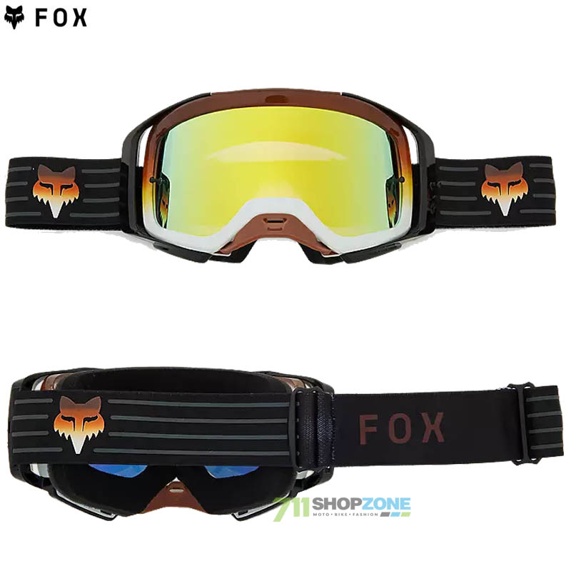 Moto oblečenie - Okuliare, Fox okuliare Airspace Flora goggle, čierna