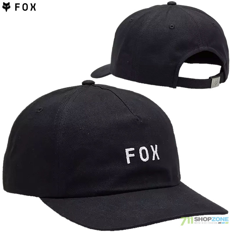 Oblečenie - Pánske, Fox šiltovka Wordmark adjustable hat, čierna