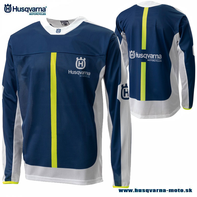 Zľavy - Moto, Husqvarna dres Gotland Shirt, modrá