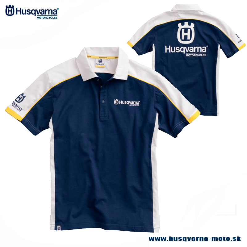 Oblečenie - Pánske, Husqvarna tričko Team Polo 18, modrá