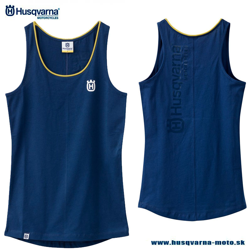 Oblečenie - Dámske, Husqvarna dámske tielko Basic Logo Tank, modrá