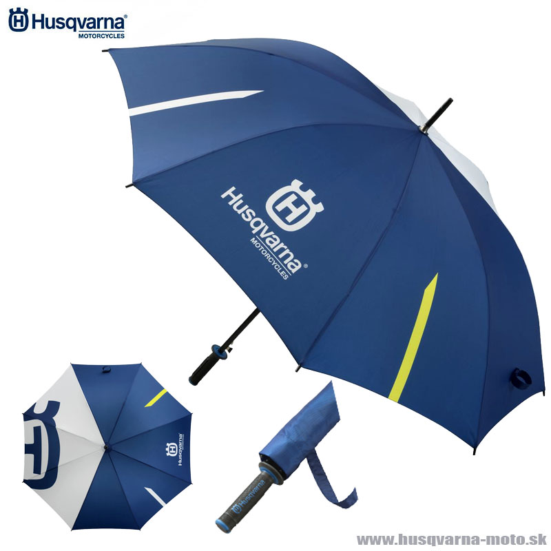 Moto oblečenie - Doplnky, Husqvarna dáždnik, modrá