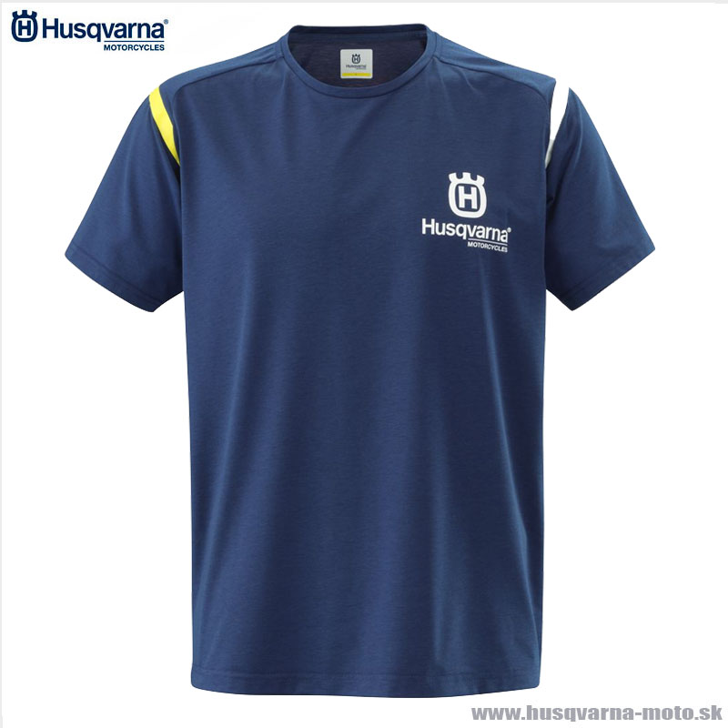 Oblečenie - Pánske, Husqvarna Team tričko, modrá