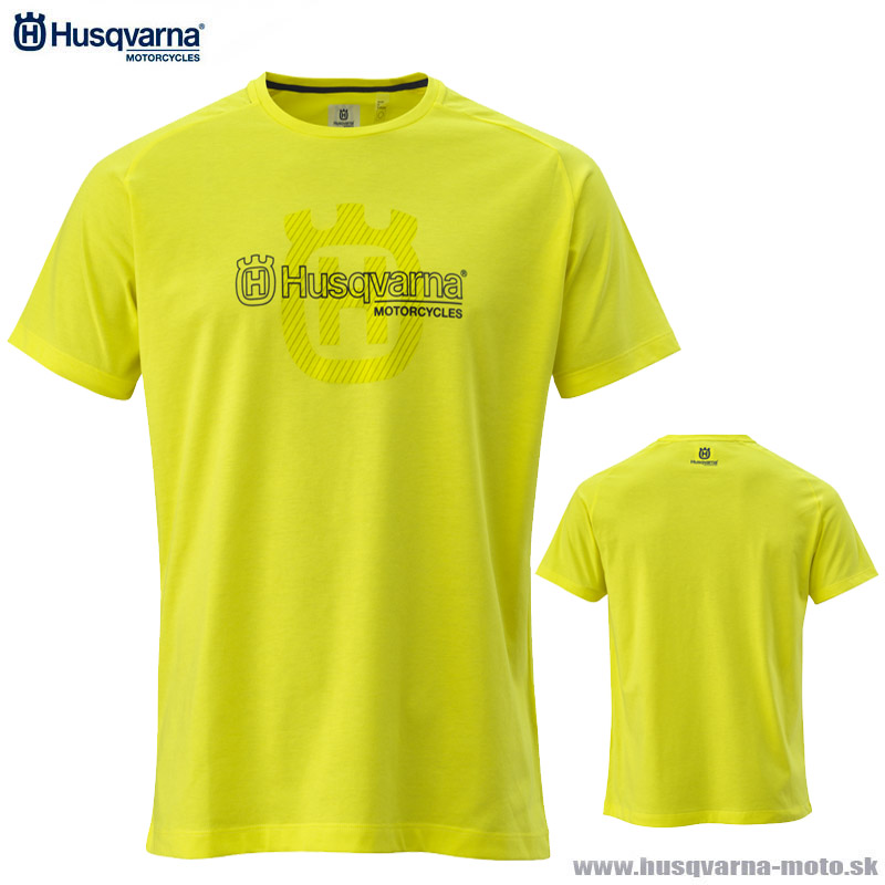 Oblečenie - Pánske, Husqvarna tričko Origin tee, žltá