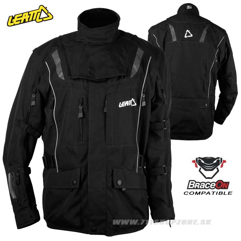 Moto oblečenie - Bundy, Leatt bunda Pro Jacket, čierna