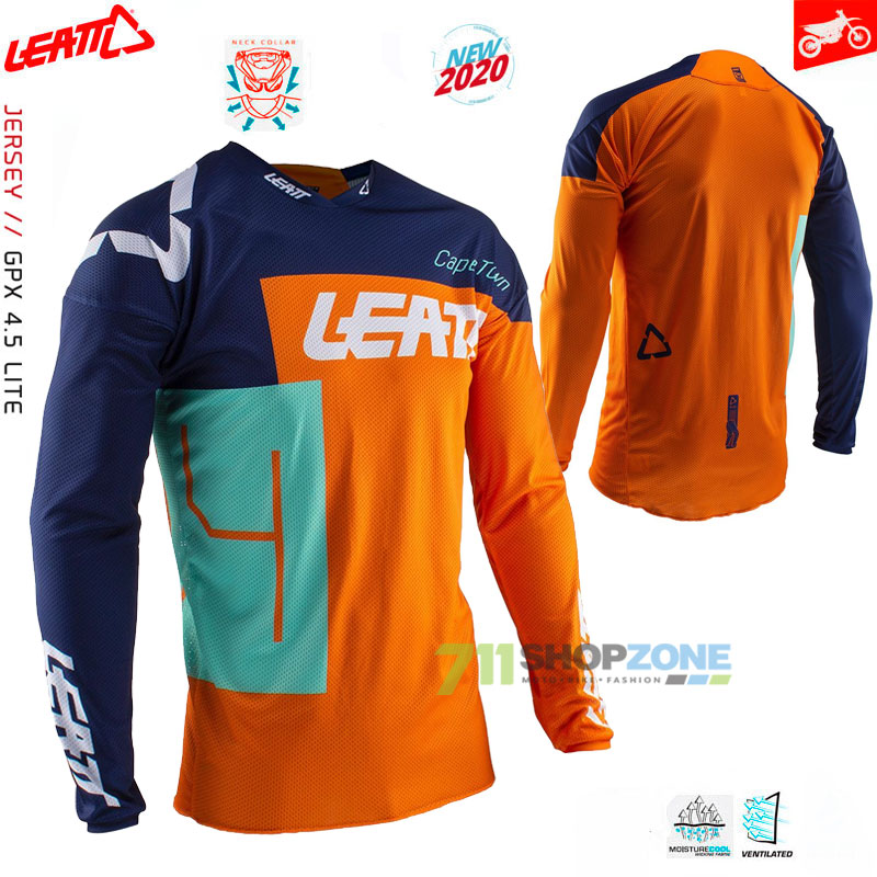 Moto oblečenie - Dresy, Leatt dres GPX 4.5 Lite 20, oranžová