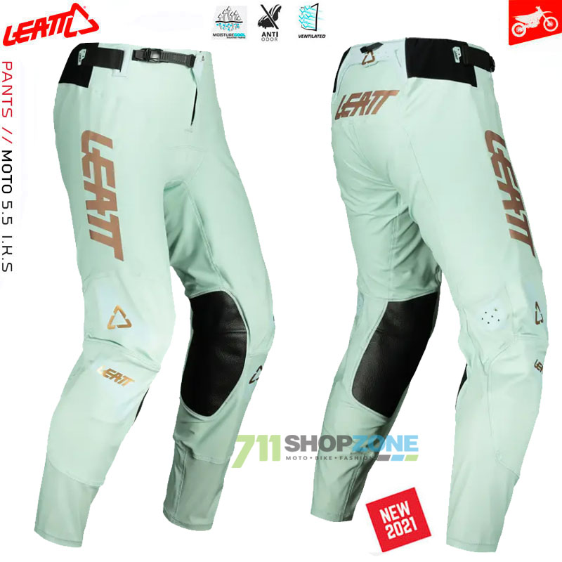 Moto oblečenie - Nohavice, Leatt nohavice 5.5 I.K.S, ľadovo modrá