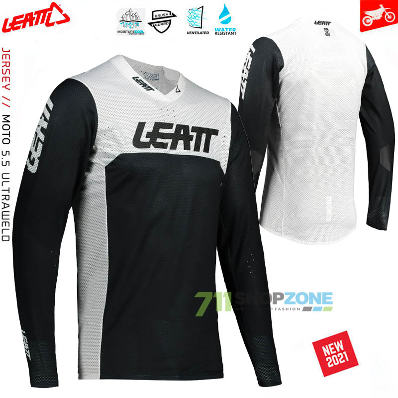 Moto oblečenie - Dresy, Leatt dres 5.5 UltraWeld V21, čierna