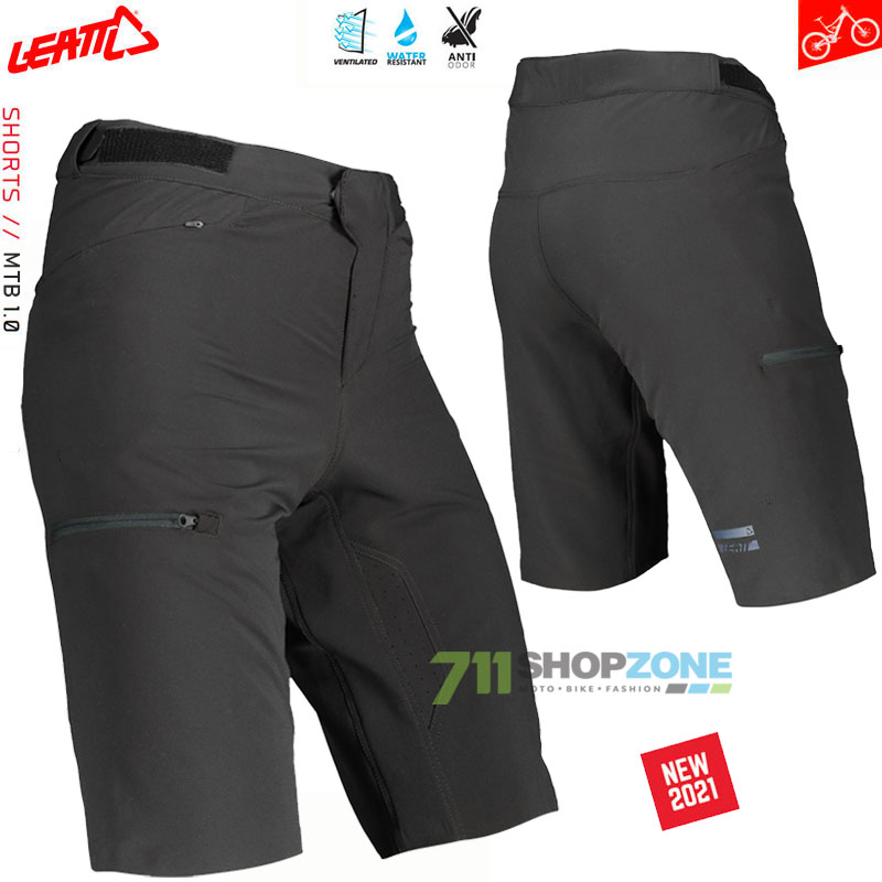 Cyklo oblečenie - Pánske, Leatt cyklo šortky MTB 1.0, čierna
