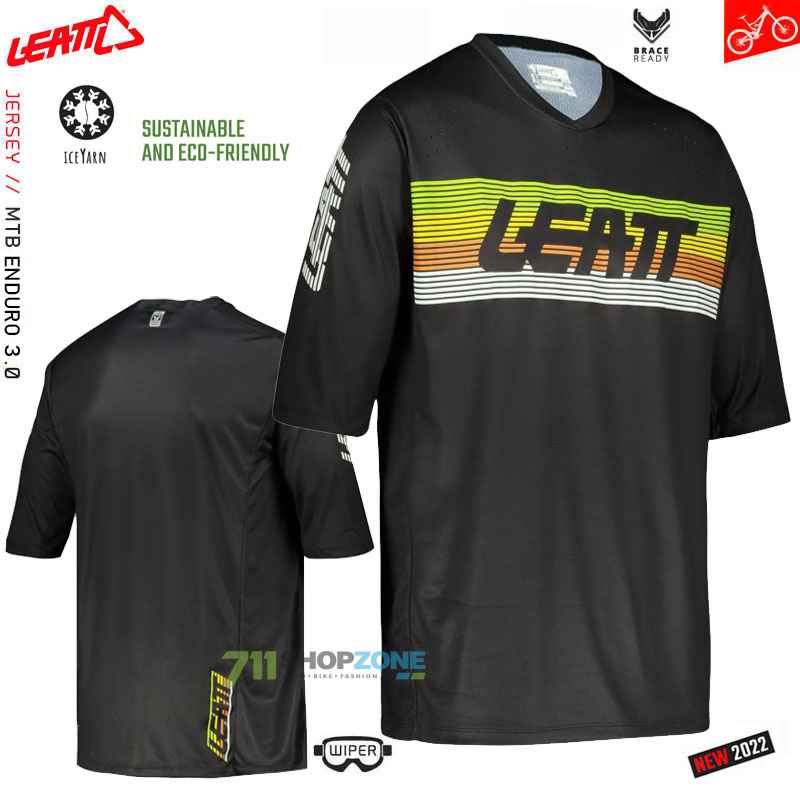 Cyklo oblečenie - Pánske, Leatt cyklistický dres MTB Enduro 3.0, čierna