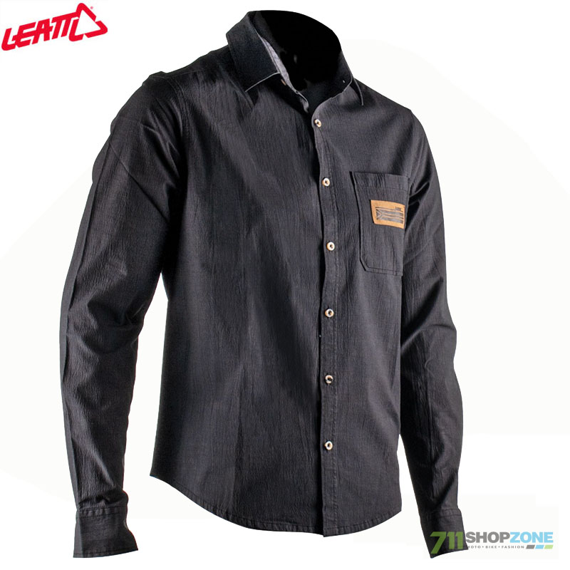 Oblečenie - Pánske, Leatt košeľa Shirt Core, tmavo šedá