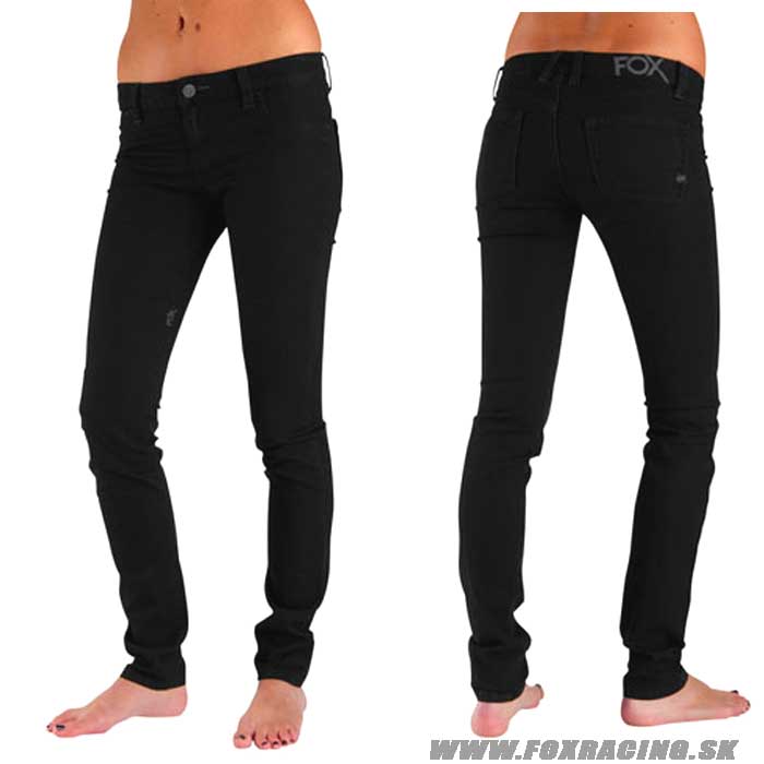 Zľavy - Oblečenie dámske, Fox rifle Layla jeans, čierna