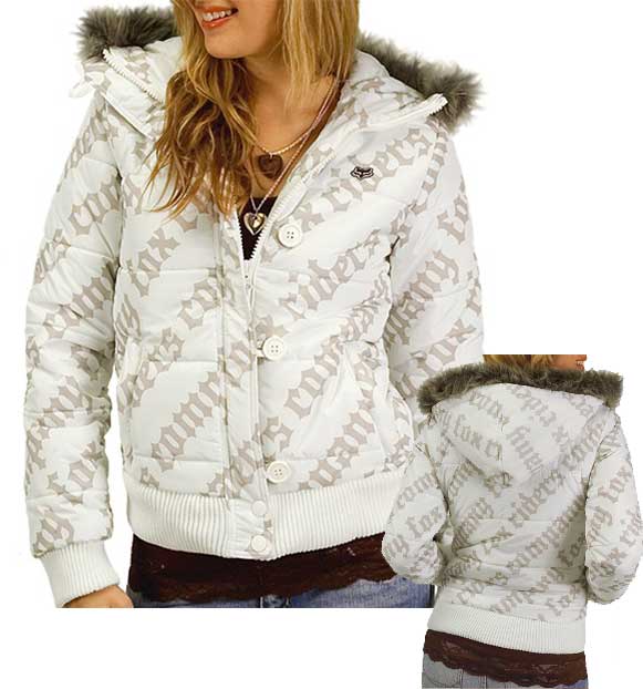 Zľavy - Oblečenie dámske, Fox dámska bunda Snow Bunny jacket, krémová