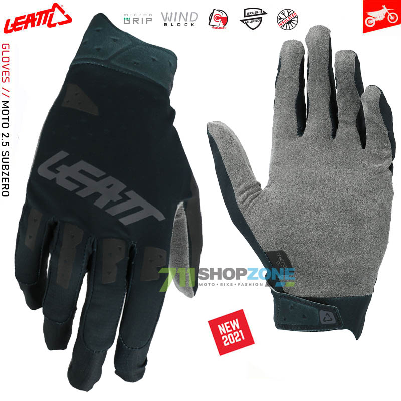 Moto oblečenie - Rukavice, Leatt rukavice Moto 2.5 SubZero, čierna