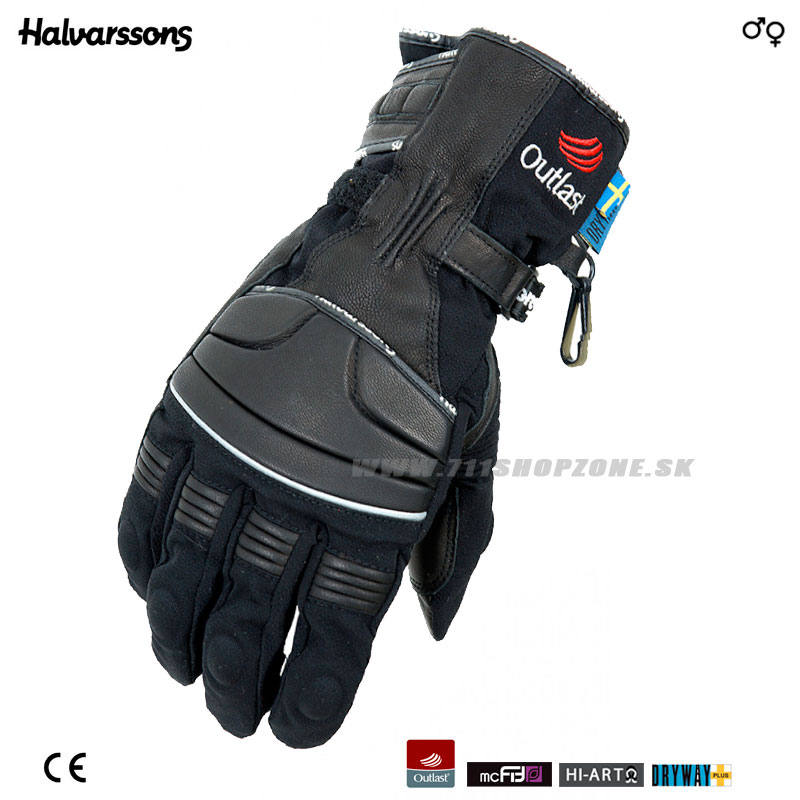 Moto oblečenie - Rukavice, Halvarssons rukavice Beast glove, čierna
