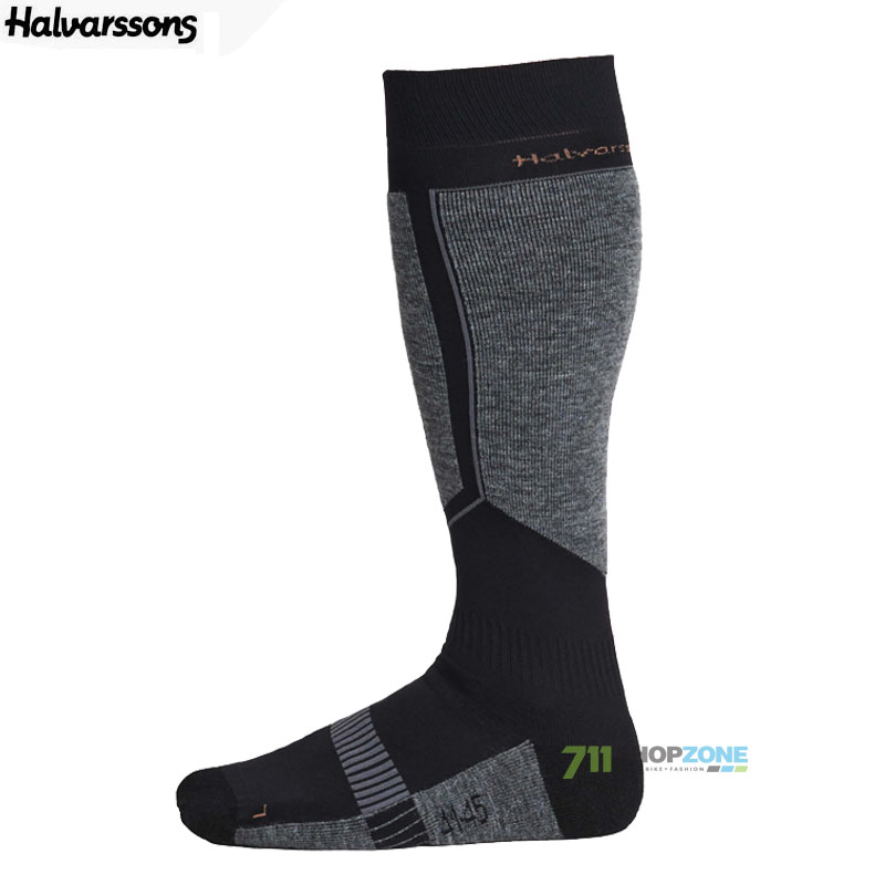 Moto oblečenie - Termo, Halvarssons Warm sock, čierno hnedá