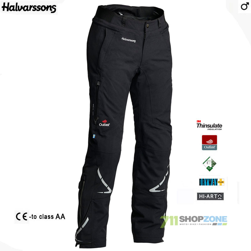 Moto oblečenie - Nohavice, Halvarssons nohavice Wish pants, čierna