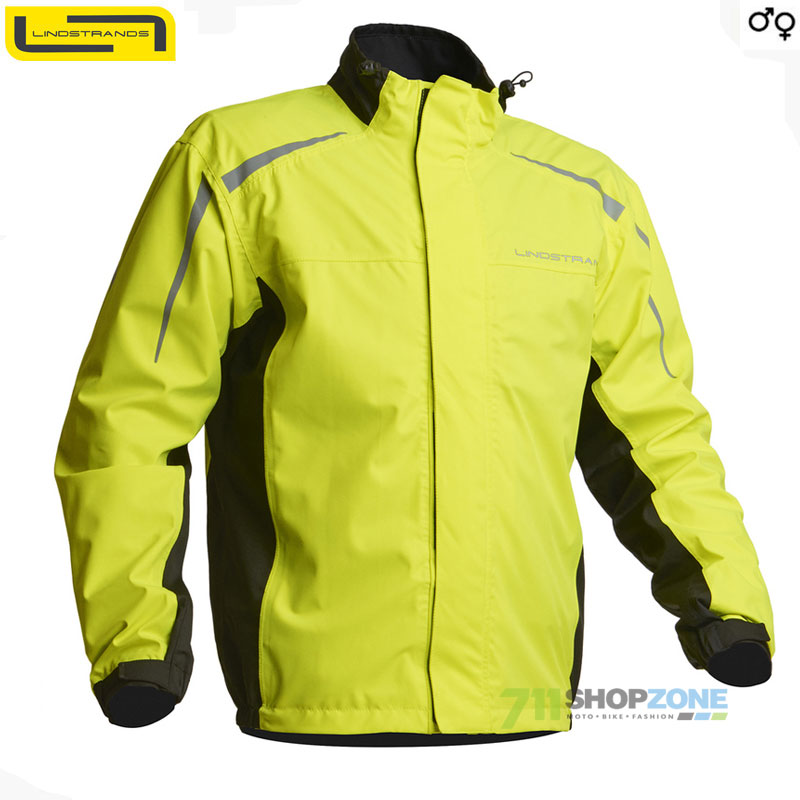 Moto oblečenie - Nepremoky, Lindstrands Rain jacket DW+, čierna žltá