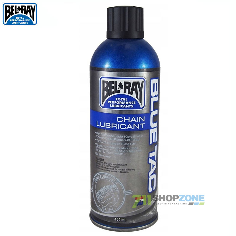 Technika - Oleje/mazivá, BelRay Blue Tac olej na reťaz 400ml spray