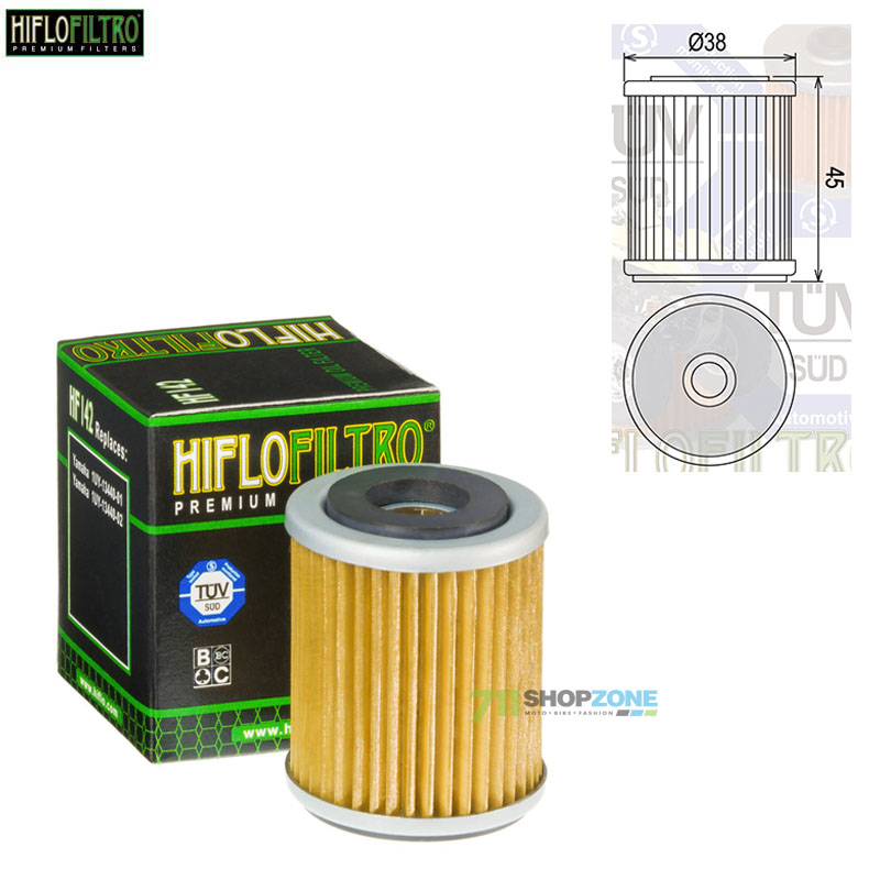 Technika - Filtre, Hiflo olejový filter HF142 Yamaha