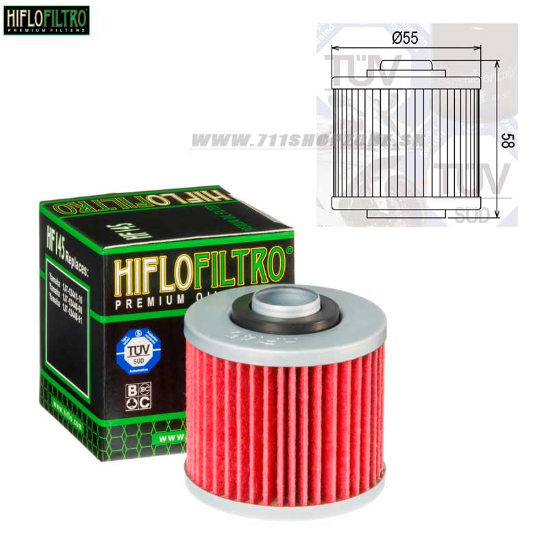 Technika - Filtre, Hiflo olejový filter HF145 Aprilia/Yamaha