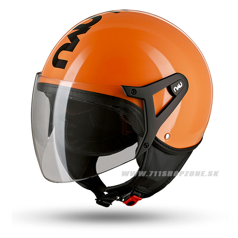Moto oblečenie - Helmy, NAU prilba na skúter Helmets Jet, oranžová