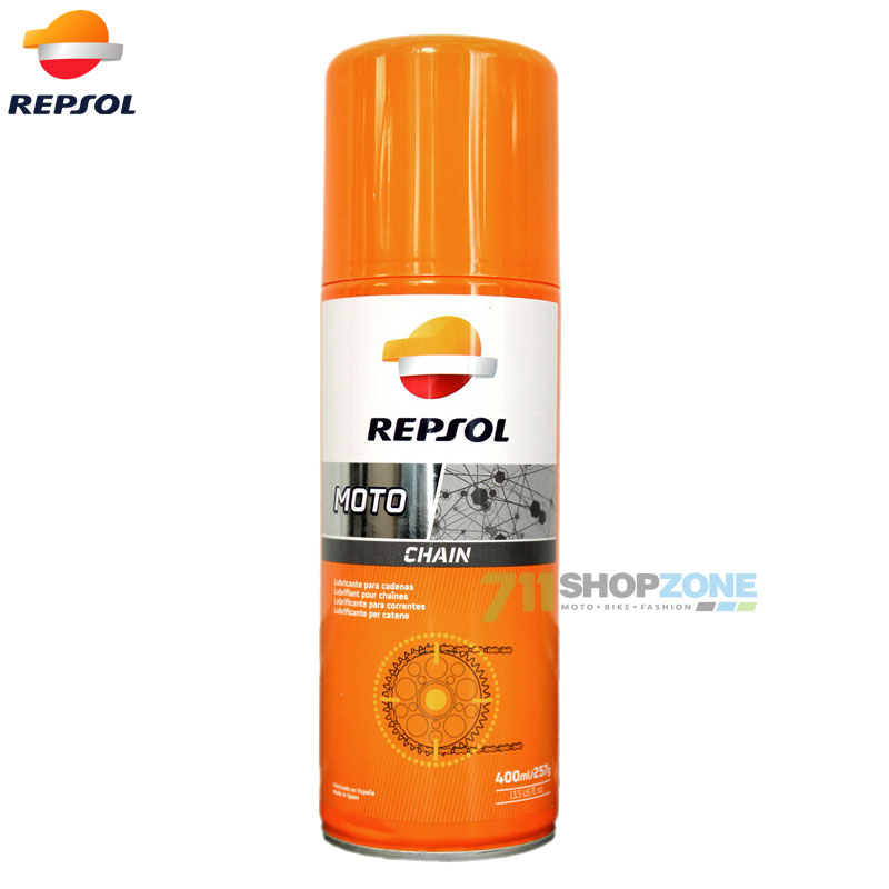 Technika - Oleje/mazivá, Repsol Moto CHAIN spray 400ml