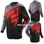 Zľavy - Moto, Shift dres Assault jersey, šedo červená