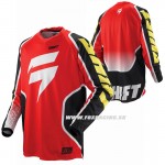 Moto oblečenie - Dresy, Shift dres Strike Retro jersey, červená