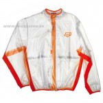 Cyklo oblečenie - Doplnky, FOX pláštenka MX Fluid Rain jacket, oranžová