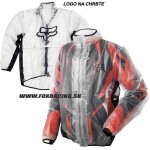Moto oblečenie - Doplnky, FOX pláštenka MX Fluid Rain jacket, číra