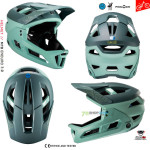 Cyklo oblečenie - Pánske, Leatt MTB Enduro Helmet 3.0 V25 pistachio, zelená