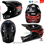 Cyklo oblečenie - Pánske, Leatt MTB Enduro Helmet 3.0 V25 rust, čierna