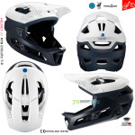 Cyklo oblečenie - Pánske, Leatt MTB Enduro Helmet 3.0 V25 white, biela