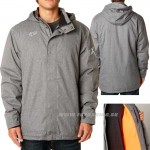 Zľavy - Oblečenie pánske, FOX bunda Enhance jacket, melírová šedá