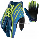 Moto oblečenie - Rukavice, FOX rukavice Flexair Race glove, modrá