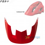 Fox šilt na Metah Helmet, červená