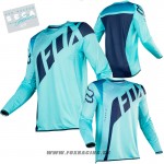 Moto oblečenie - Dresy, FOX dres Flexair Seca LE jersey, ľadovo modrá