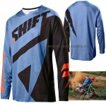 Moto oblečenie - Dresy, Shift 3Lack Mainline jersey blue, modrá