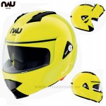 Moto oblečenie - Helmy, NAU Duotec New helmet, neon žltá