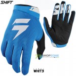 Moto oblečenie - Rukavice, Shift rukavice Whit3 Air glove 20, modro biela