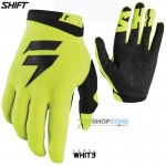 Moto oblečenie - Rukavice, Shift rukavice Whit3 Air glove 20, neon žltá