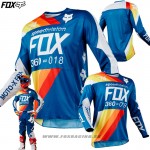 Moto oblečenie - Dresy, FOX motokrosový dres 360 Draftr jersey, modrá
