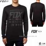 Oblečenie - Pánske, FOX tričko Draftr L/S Tech tee, čierna