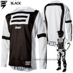 Moto oblečenie - Dresy, Shift dres 3Lack G.I. Fro jersey, čierna
