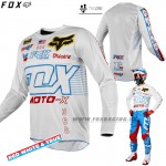 Moto oblečenie - Dresy, FOX 360 RWT LE jersey, bielo modro červená