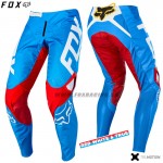 Moto oblečenie - Nohavice, FOX nohavice 360 RWT LE, bielo modro červená