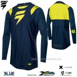 Moto oblečenie - Dresy, Shift dres 3Lue Risen 2.0 jersey, modro žltá
