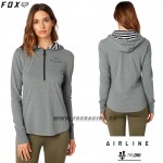 Oblečenie - Dámske, FOX mikina Block Pass hoody, šedý melír