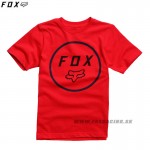 FOX chlapčenské tričko Settled, tmavo červená